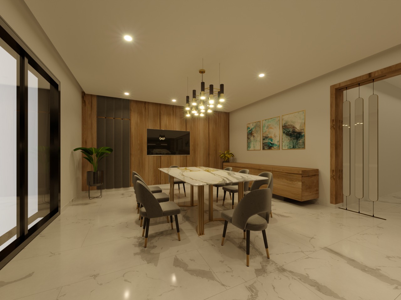 étude 3d Villa -Zohor-