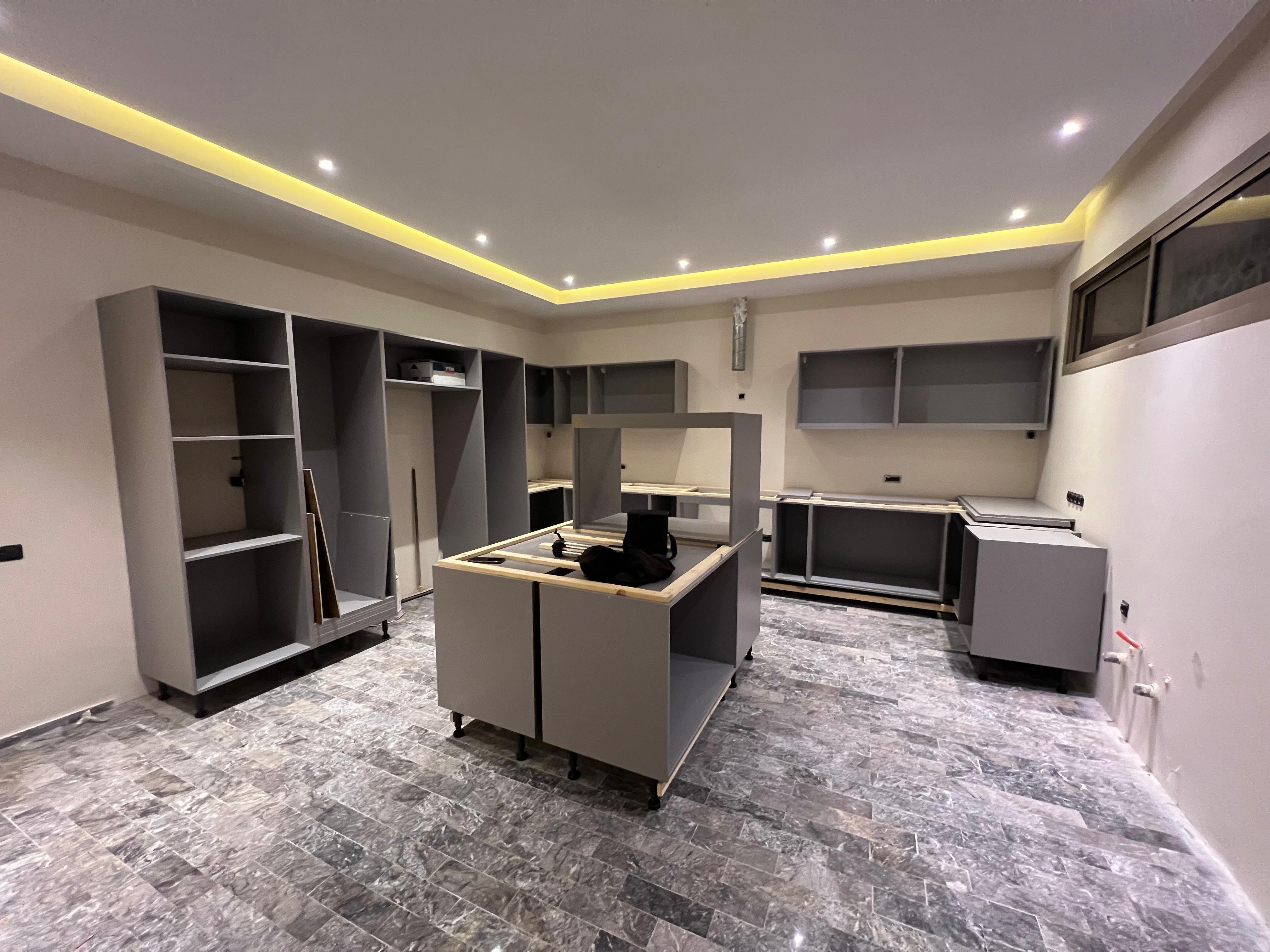 Villa -Zohor- Cuisine travaux en cours