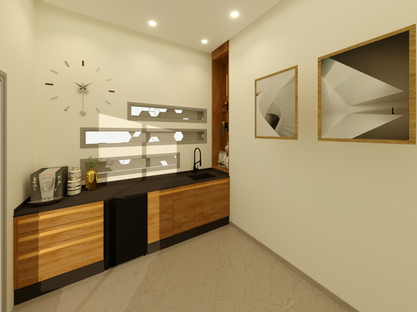 étude 3d cuisine