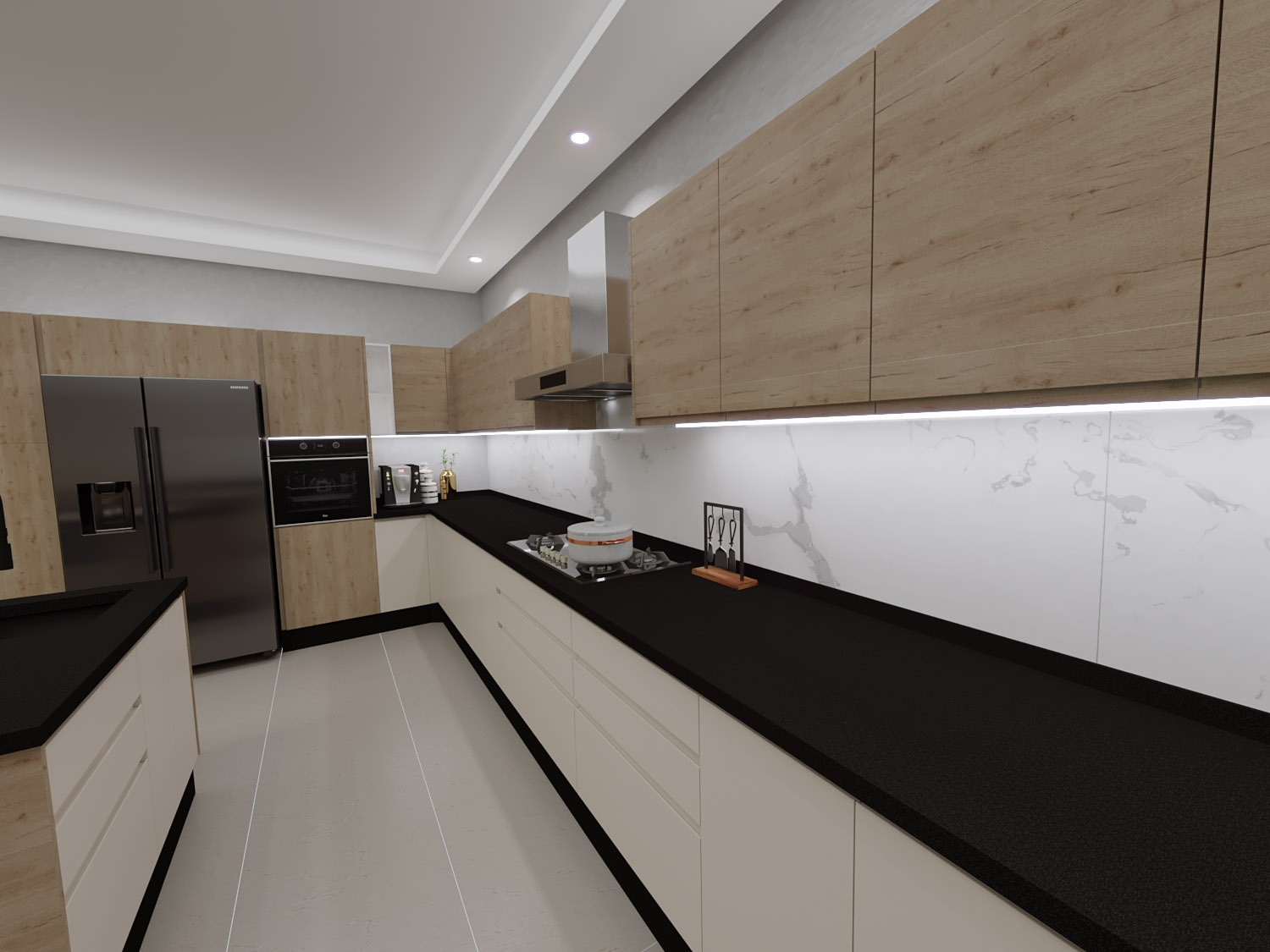 étude 3d villa manu