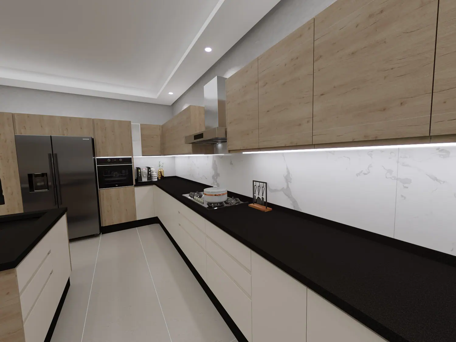 étude 3d villa manu