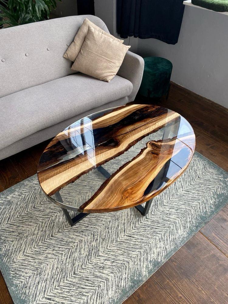 Table en résine époxy