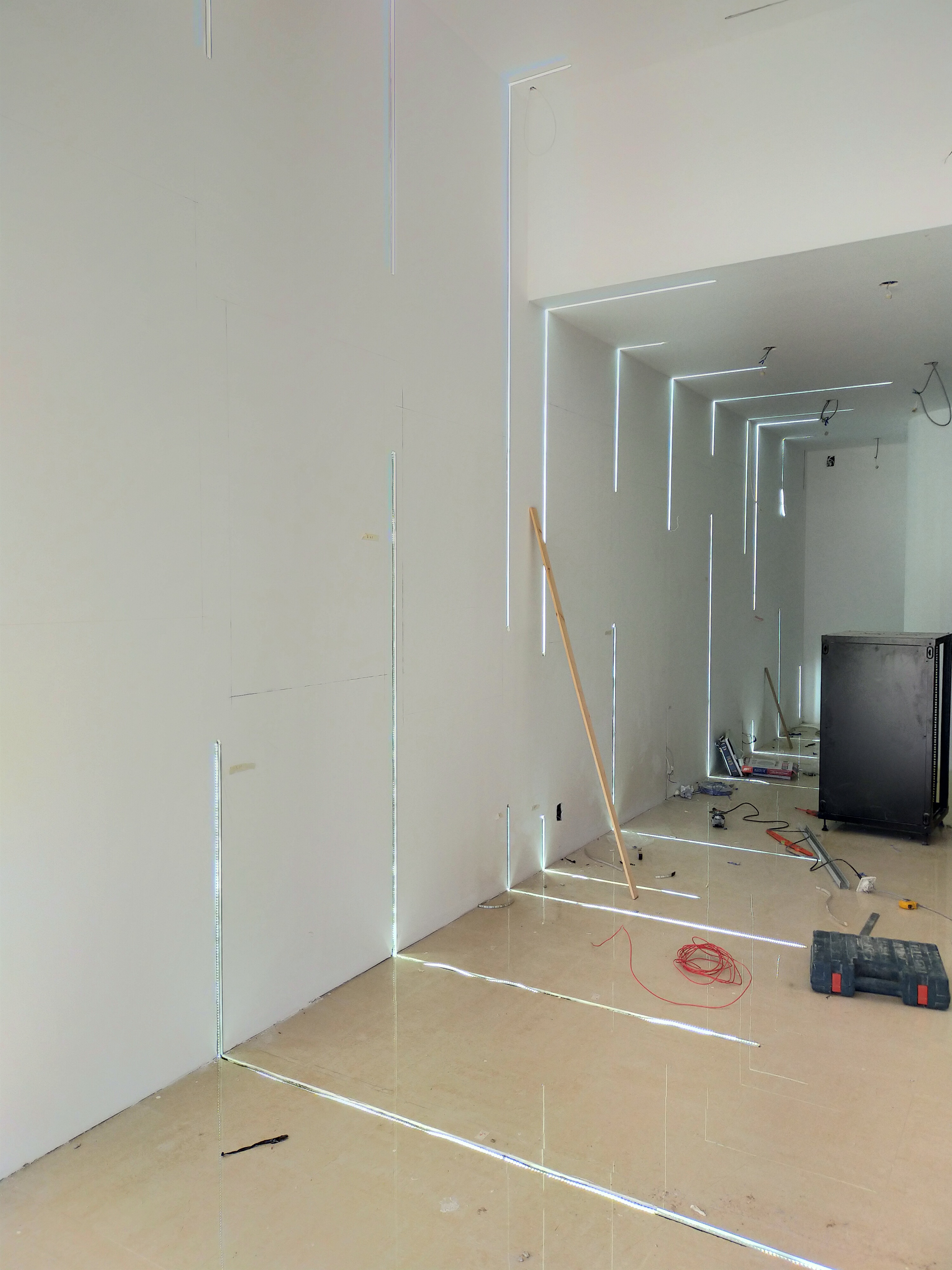 travaux showroom