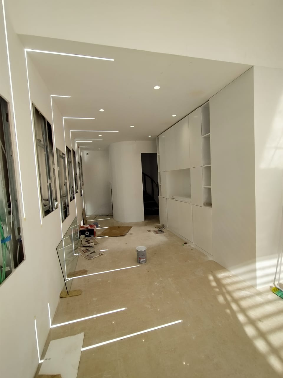 travaux showroom