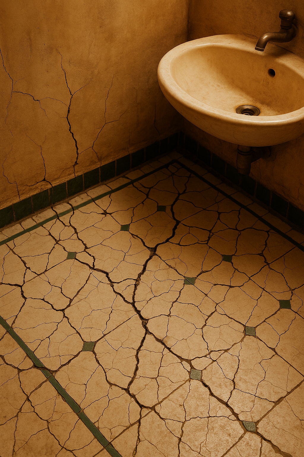 lavabo riad marrakechfissure carrelage marrakech rénovation maison Marrakech